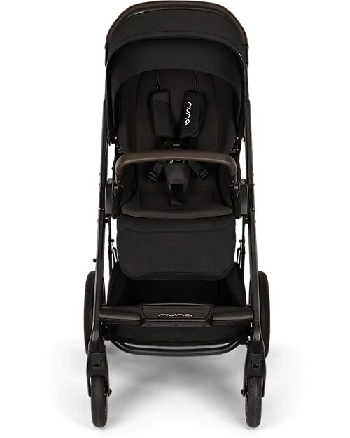 Nuna Mixx Next Stroller - Caviar - Chocolate - with MagneTech Secure Snap Pushchairs