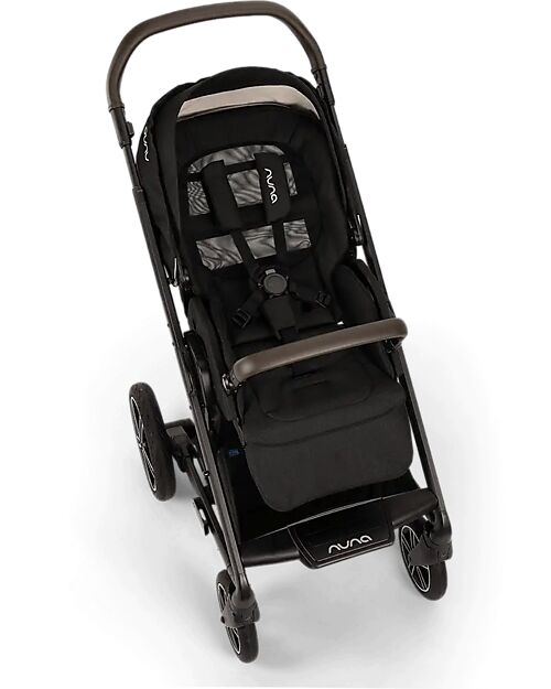 Nuna Mixx Next Stroller - Caviar - Chocolate - with MagneTech Secure Snap Pushchairs