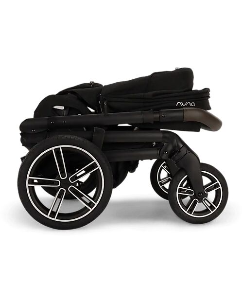 Nuna Mixx Next Stroller - Caviar - Chocolate - with MagneTech Secure Snap Pushchairs