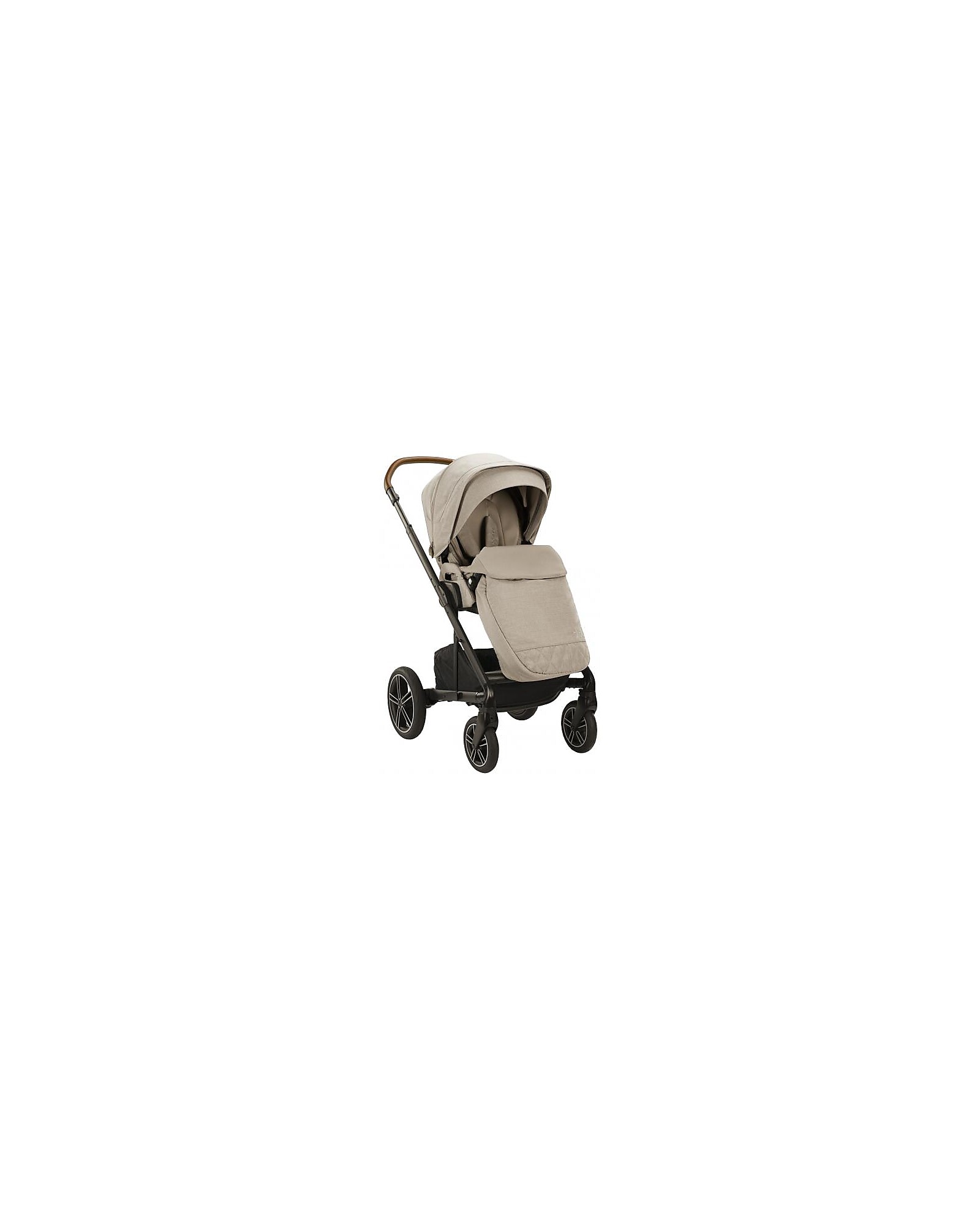 Nuna Mixx Next Stroller In Hazelwood With Ring Adapters And Magnetic Buckle