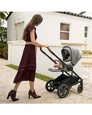 Nuna Mixx Next Stroller - Ocean - with MagneTech Secure Snap Lights Strollers