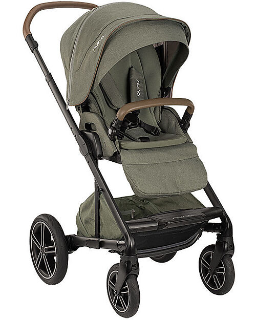Nuna Mixx Next Stroller - Pine - Coffee - with MagneTech Secure Snap Pushchairs