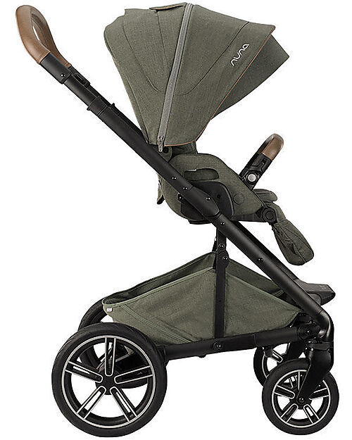 Nuna Mixx Next Stroller - Pine - Coffee - with MagneTech Secure Snap Pushchairs