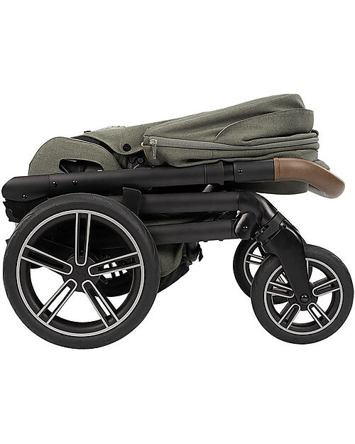 Nuna Mixx Next Stroller - Pine - Coffee - with MagneTech Secure Snap Pushchairs