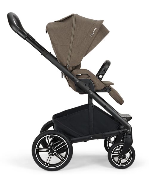 Nuna Mixx Next Stroller - Pistachio - Black Frame - with MagneTech Secure Snap Pushchairs