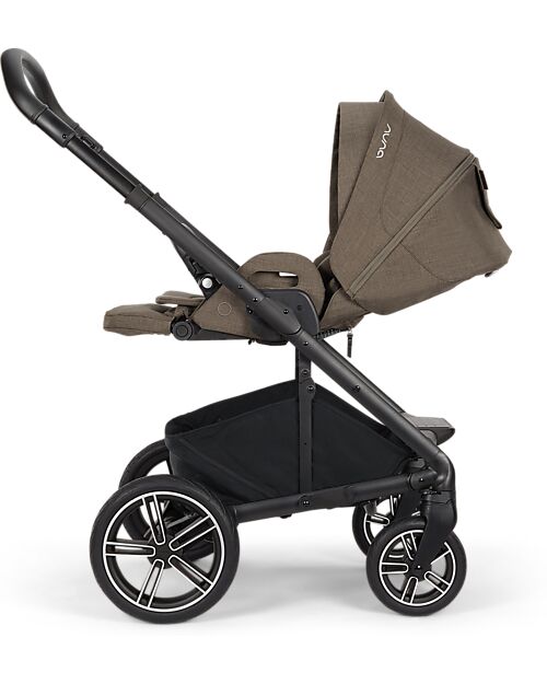 Nuna Mixx Next Stroller - Pistachio - Black Frame - with MagneTech Secure Snap Pushchairs