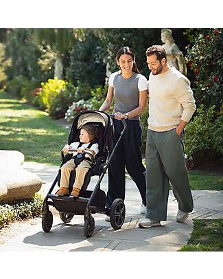 Nuna Mixx Next Stroller - Thunder - Black Frame - with MagneTech Secure Snap Pushchairs