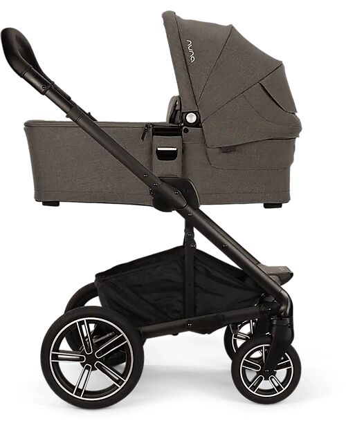 Nuna Mixx Next Stroller - Thunder - Black Frame - with MagneTech Secure Snap Pushchairs