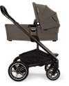Nuna Mixx Next Stroller - Thunder - Black Frame - with MagneTech Secure Snap Pushchairs