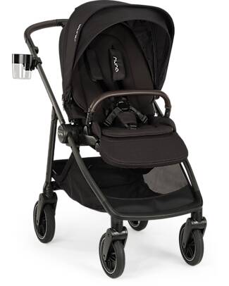 Nuna Nuna Swiv Stroller - Caviar - Aluminum Frame Pushchairs
