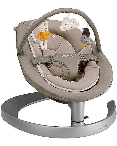 Nuna OUTLET - Leaf Grow Rocking Seat - Biscuit - Evolves with Baby! - Showroom Sample Bouncers