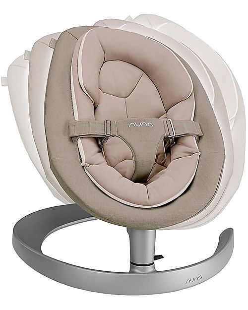 Nuna OUTLET - Leaf Grow Rocking Seat - Biscuit - Evolves with Baby! - Showroom Sample Bouncers