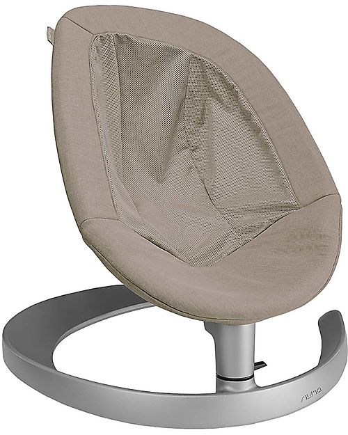Nuna OUTLET - Leaf Grow Rocking Seat - Biscuit - Evolves with Baby! - Showroom Sample Bouncers
