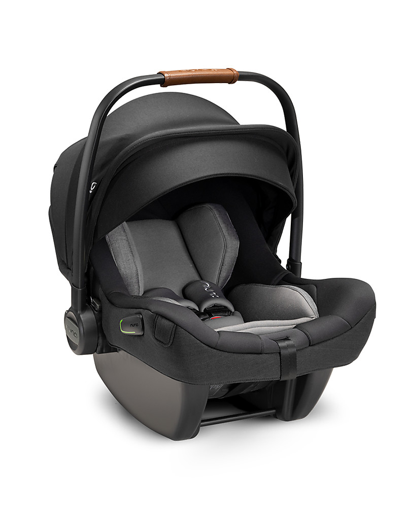 Nuna Pipa Next Car Seat Caviar 0 2 Years Double Installation Unisex Bambini