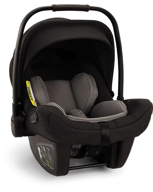 Nuna Pipa Next i-Size Car Seat - Caviar - Chocolate - Double Installation - Group 0+ Car Seats Group 0+/1