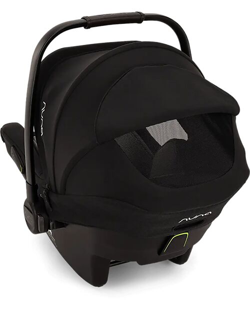 Nuna Pipa Next i-Size Car Seat - Caviar - Chocolate - Double Installation - Group 0+ Car Seats Group 0+/1