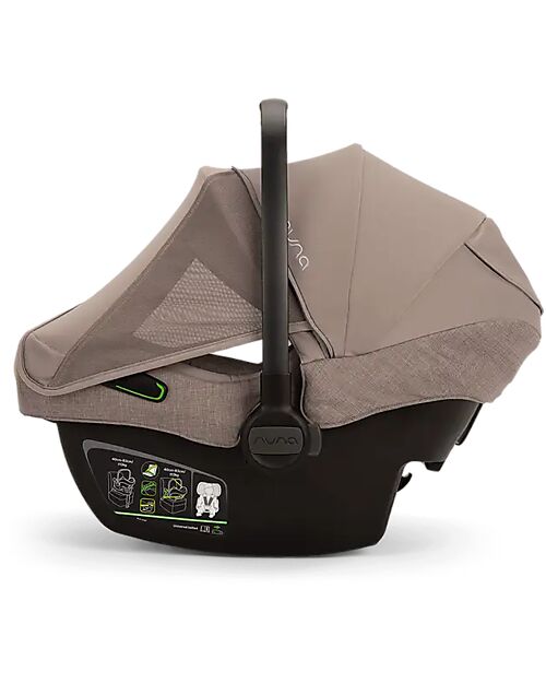 Nuna Pipa Next i-Size Car Seat - Cedar - Chocolate - Double Installation - Group 0+ Car Seats Group 0+/1