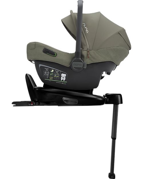 Nuna Pipa Next i-Size Car Seat - Pine - Double Installation - Group 0+ Car Seats Group 0+/1
