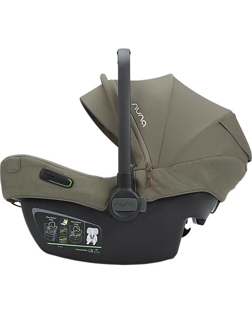 Nuna Pipa Next i-Size Car Seat - Pine - Double Installation - Group 0+ Car Seats Group 0+/1