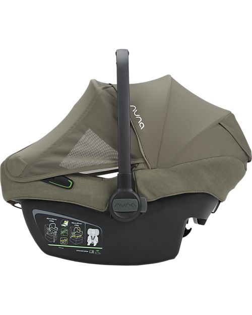 Nuna Pipa Next i-Size Car Seat - Pine - Double Installation - Group 0+ Car Seats Group 0+/1