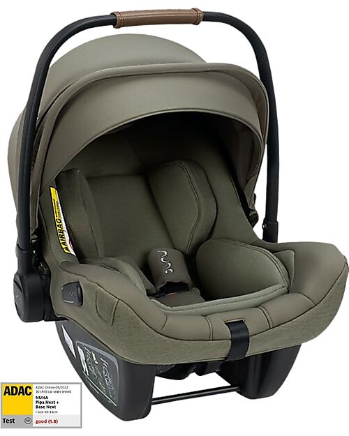 Nuna Pipa Next i-Size Car Seat - Pine - Double Installation - Group 0+ Car Seats Group 0+/1