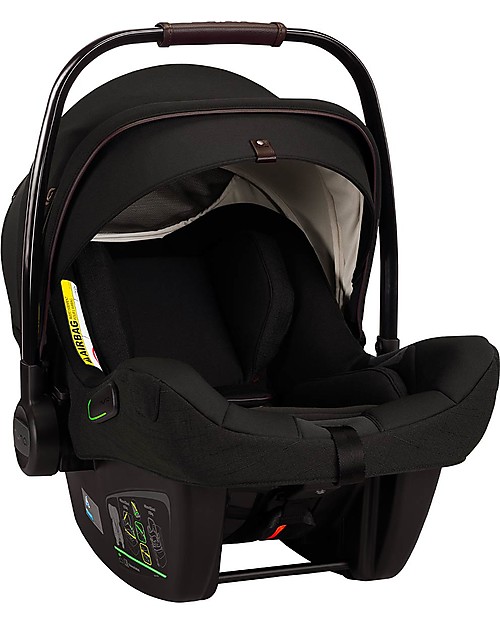 Nuna PIPA NEXT Ovetto Riveted, ecopelle Chocolate Car Seats Group 0+/1