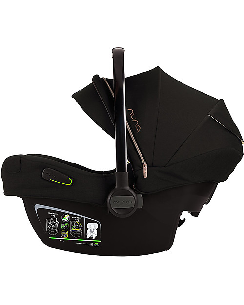 Nuna PIPA NEXT Ovetto Riveted, ecopelle Chocolate Car Seats Group 0+/1