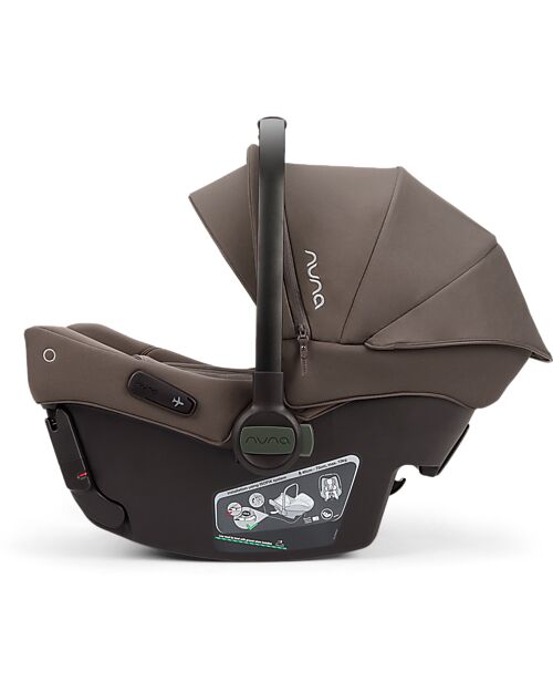 Nuna Pipa Urbn Car Seat - Chestnut - with Isofix Hooks Car Seats Group 0+/1