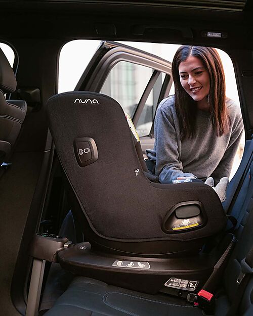 Nuna Pruu Car Seat - Chestnut - 0-4 years - Comfortable and Ultra-Safe Car Seats Group 0+/1