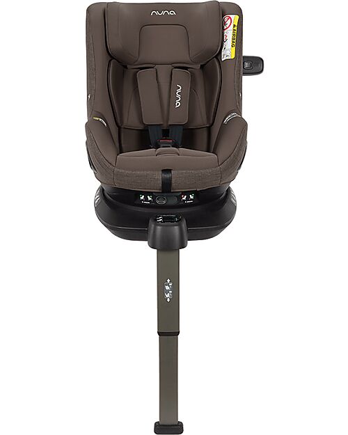 Nuna Pruu Car Seat - Chestnut - 0-4 years - Comfortable and Ultra-Safe Car Seats Group 0+/1