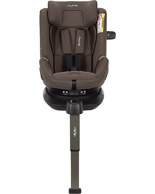 Nuna Pruu Car Seat - Chestnut - 0-4 years - Comfortable and Ultra-Safe Car Seats Group 0+/1