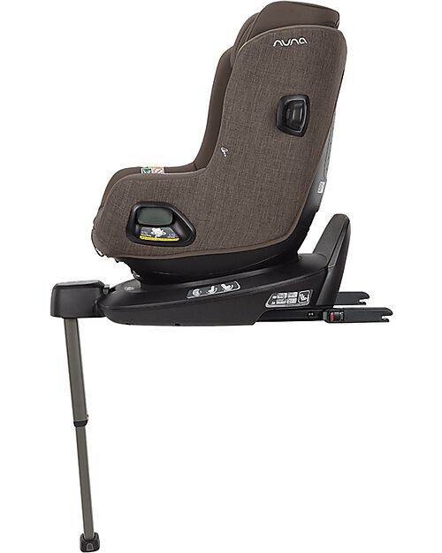 Nuna Pruu Car Seat - Chestnut - 0-4 years - Comfortable and Ultra-Safe Car Seats Group 0+/1