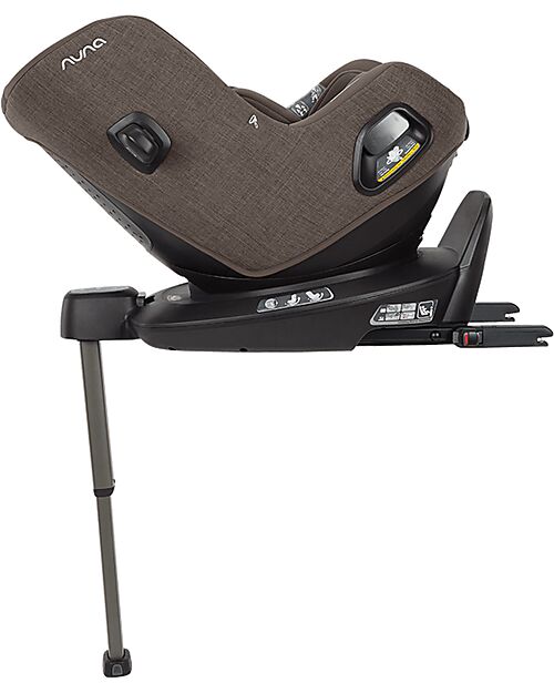 Nuna Pruu Car Seat - Chestnut - 0-4 years - Comfortable and Ultra-Safe Car Seats Group 0+/1