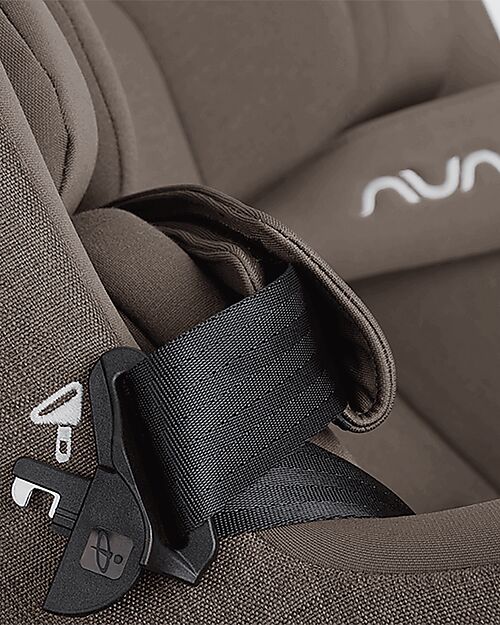 Nuna Pruu Car Seat - Chestnut - 0-4 years - Comfortable and Ultra-Safe Car Seats Group 0+/1