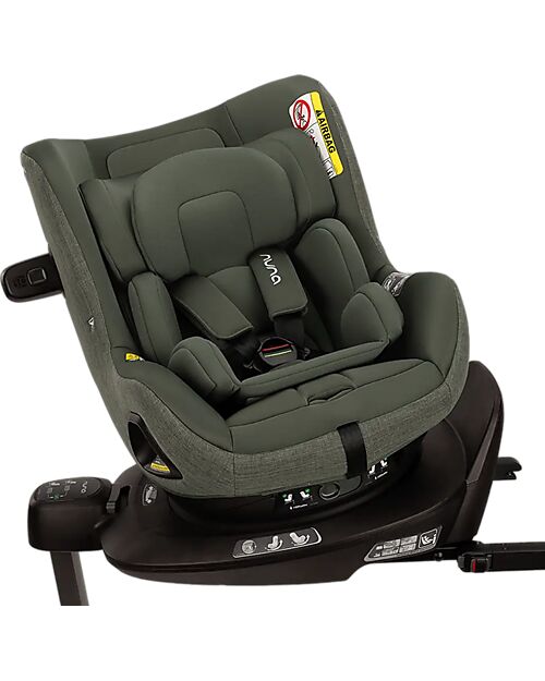 Nuna Pruu Car Seat - Forest - 0-4 years - Comfortable and Ultra-Safe Car Seats Group 0+/1