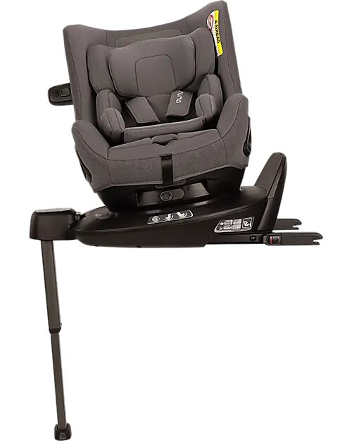 Nuna Pruu Car Seat - Thunder - 0-4 years - Comfortable and Ultra-Safe Car Seats Group 0+/1