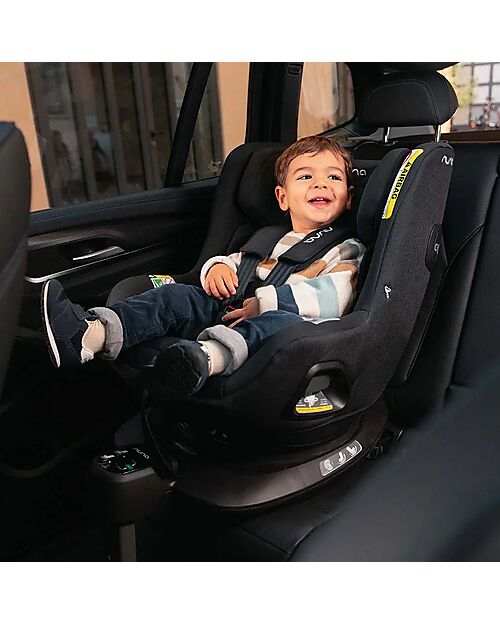 Nuna Pruu Car Seat - Thunder - 0-4 years - Comfortable and Ultra-Safe Car Seats Group 0+/1