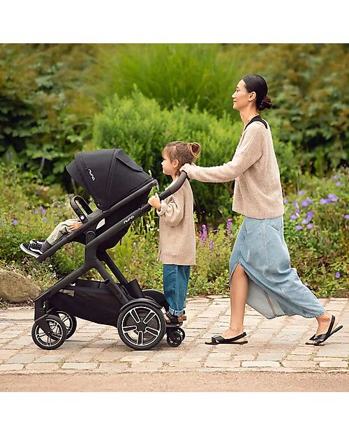 Nuna Rider Board for Demi Next Stroller - Caviar Foot Board