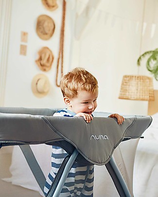 Nuna Sena Aire Travel Cot - Frost - Advanced Air Design! Travel Cots