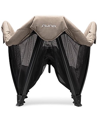 Nuna Sena Aire Travel Cot - Mocha - Advanced Air Design! Travel Cots
