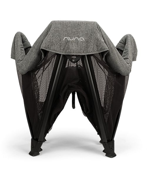 Nuna Sena Travel Cot - Charcoal - Advanced Air Design! Travel Cots