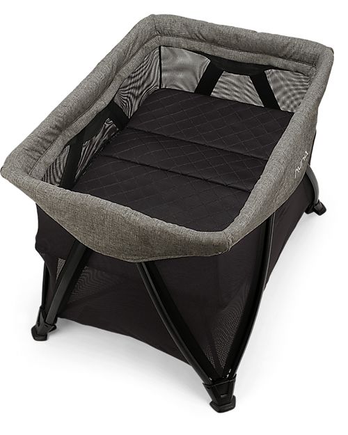 Nuna Sena Travel Cot - Charcoal - Advanced Air Design! Travel Cots