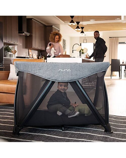 Nuna Sena Travel Cot - Hazelwood - Advanced Air Design! Travel Cots