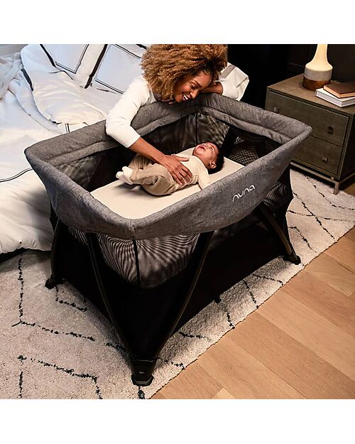 Nuna Sena Travel Cot - Hazelwood - Advanced Air Design! Travel Cots