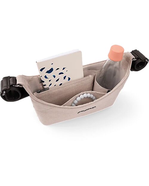 Nuna Stroller Organizer - Biscotti - Practical and Elegant Organize and Bags