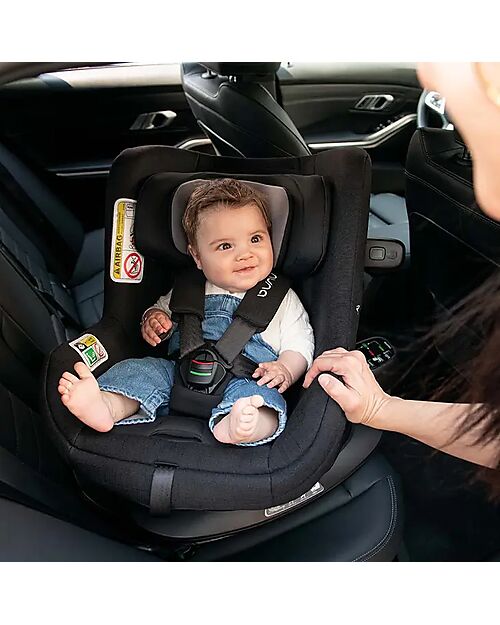 Nuna Todl Next Car Seat Caviar from Birth to 4 Years unisex bambini