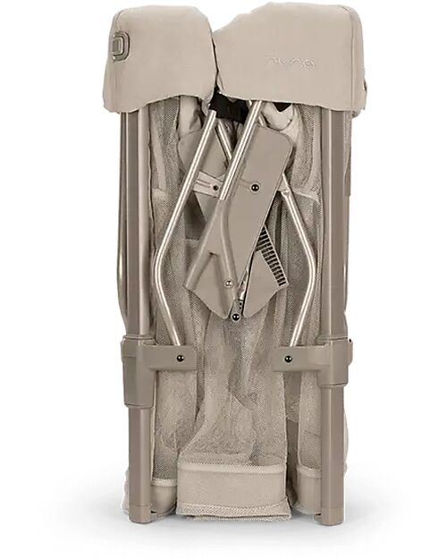 Nuna Travel Cot Paal - Biscotti - Easy and Compact Folding Travel Cots