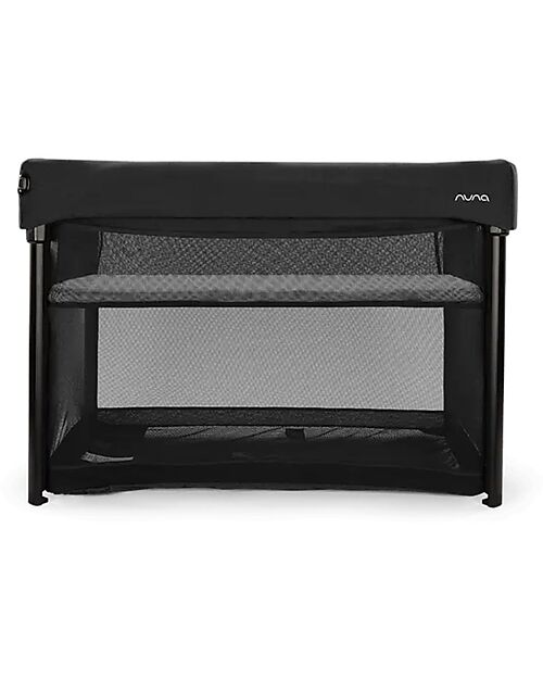 Nuna Travel Cot Paal - Caviar - Easy and Compact Folding Travel Cots