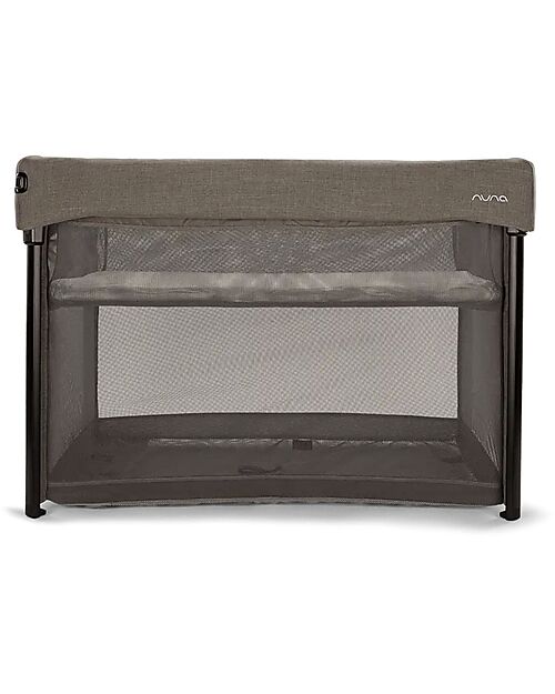 Nuna Travel Cot Paal - Granite - Easy and Compact Folding Travel Cots