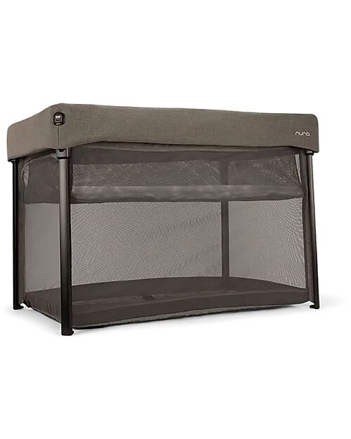 Nuna Travel Cot Paal - Granite - Easy and Compact Folding Travel Cots